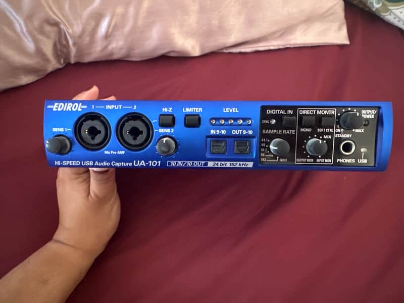 Roland Edirol UA-101 Hi-Speed USB Audio Capture MIDI Interface 24bit 192kHz 10 IN/10 OUT image 1
