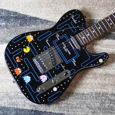 *NEW IN BOX* Fender Limited Edition PAC-MAN Player II Telecaster 2026 Black with PAC-MAN Graphic image 2