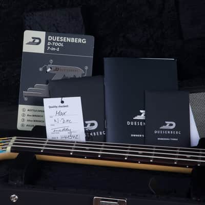 Duesenberg Kavalier Electric Bass Guitar - Narvil Blue - #242272 image 11