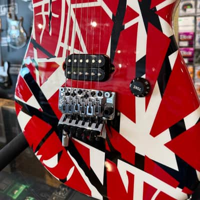 EVH Striped Series Electric Guitar 2013 - Present - Red/Black/White image 3