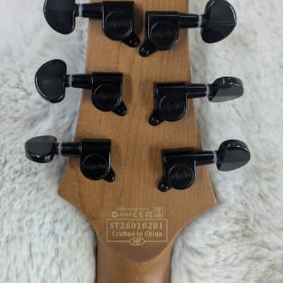 Schecter 3951-SHC C-1 Standard 6 String RH Electric Guitar - Charcoal Satin image 6