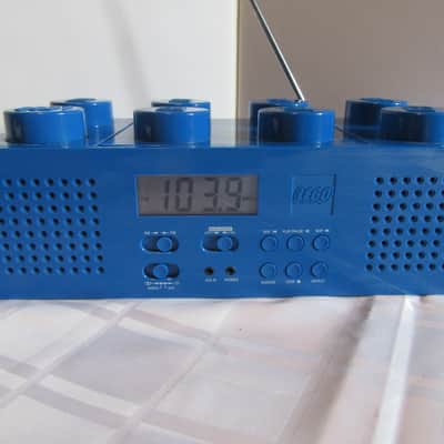 Vintage Lego Blue Brick Stereo Boombox AM / FM Radio CD Player image 1