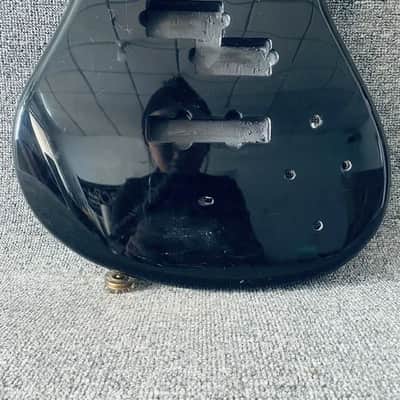 Black 4 String Bass Style Body image 4