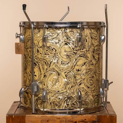 1960s Kent Floor Tom in Fantasia Pearl - 16x16 image 2