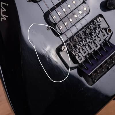 1990's Alvarez Dana Scoop Black Floyd Modulus Graphite Neck image 7