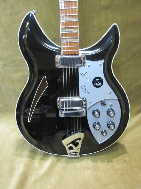1989 Rickenbacker John Kay Signature Jet Glo/Black 1 of 250 Rare Guitar Mint Shape W/ OHSC Free US Shipping! image 1