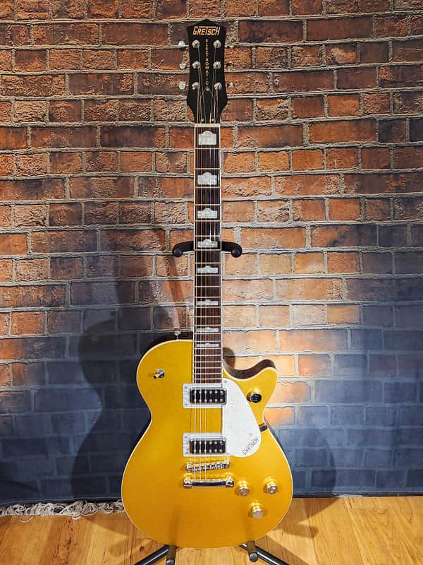 Gretsch G5438 Electromatic Pro Jet with Black Top Filter'Tron Pickups Gold image 1