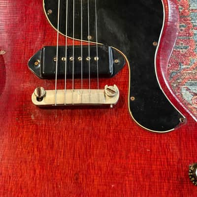 Early 1965 Gibson SG Junior - Cherry - Wide Nut image 16