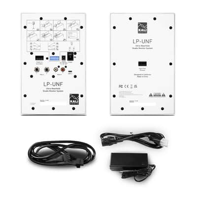 Kali Audio LP-UNF Ultra-Nearfield Studio Monitors (Pair, White) - 4" image 5