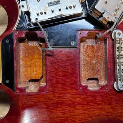 1961 Gibson Les Paul Standard Vintage Cherry 2x PAF Patent Applied For Made In Kalamazoo Electric Guitar W/ Original Lifton Hardshell Case! image 15