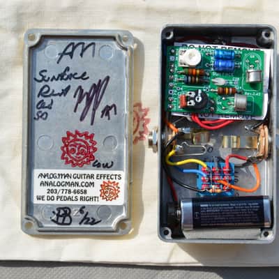 Analogman Sun Face RCA Germanium Fuzz Sunface with Sun Dial Knob + led image 8
