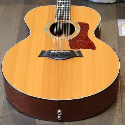 1994 Taylor 555 12-String Natural Acoustic/ Electric Jumbo Guitar + OHSC image 2