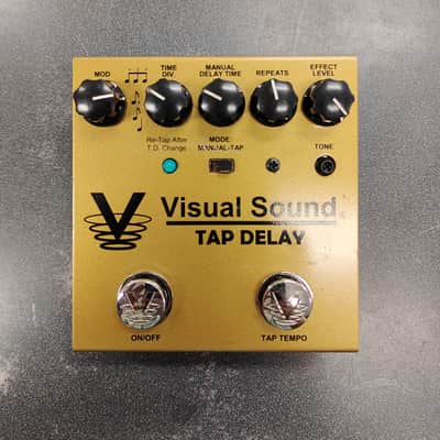 Visual Sound V3 Tap Delay Pedal – Single Tap Delay – Gold image 4