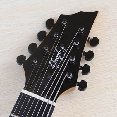 Left Handed 8 String Electric Guitar, Mahogany Body, Maple Neck, 24 Frets Fingerboard image 5