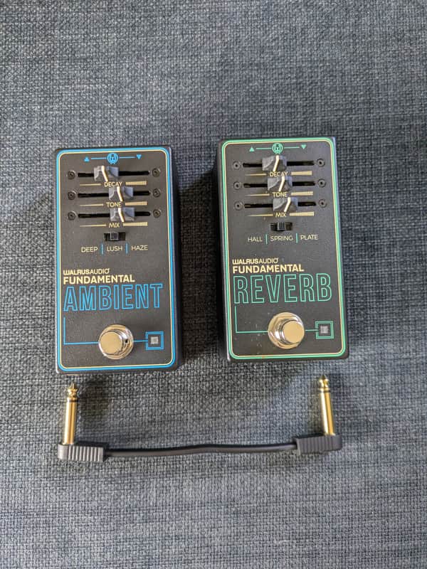 Walrus Audio Fundamental Ambient and Reverb pedals