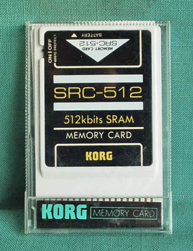 Korg SRC-512 RAM Memory Card Korg 01/W, 01/WFD, 03R/W, | Reverb Canada