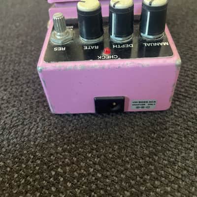 Boss HF-2 Hi Band Flanger (Green Label) 1989 - 1993 - Pink image 3