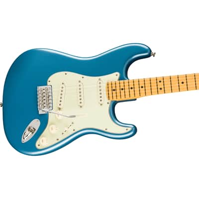 Fender American Professional Classic Stratocaster - Faded Lake Placid Blue image 2