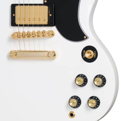 Epiphone SG Custom Guitar w/Premium Gig Bag - Alpine White image 4