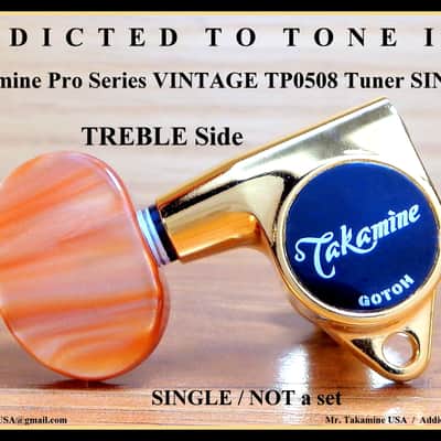 Takamine Vintage TP0508 Tuner SINGLE Not a set / TREBLE Side / 6 String image 1