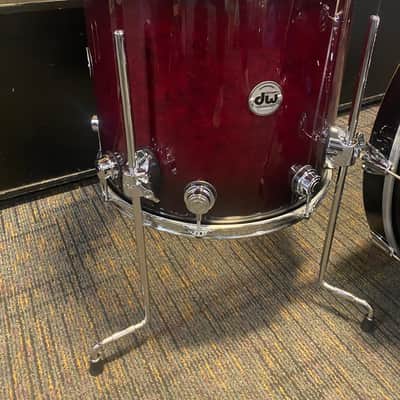 DW Collectors Series Shell Pack - 13", 16", 24" - Black Cherry Burst image 3