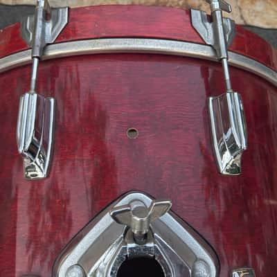 Tama Superstar 22x14 Bass Drum Cherry Wine - 80's image 6