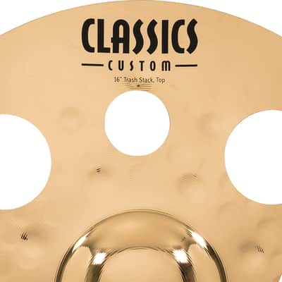 MEINL CC-16STK Classics Custom Brilliant Trash Stack 16 Zoll Becken image 7