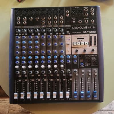 PreSonus StudioLive AR12c 14-Input Mixer / Digital Recorder / with PreSonus Headphone bank and padded caseAudio Interface 2020 - Present - Gray / Blue image 2