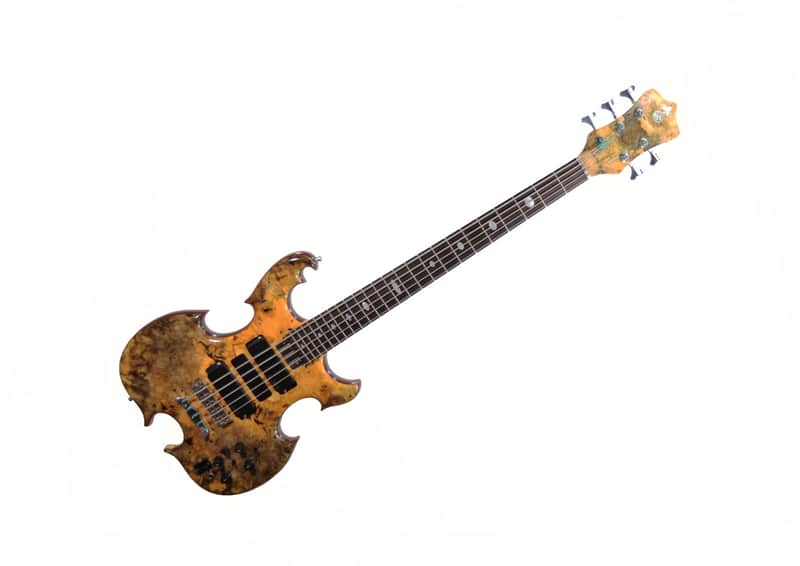 Alembic Signature Deluxe Series One 5 String Triple Omega Dark Buckeye Bass Guitar w/ OHSC - Used 20 image 1