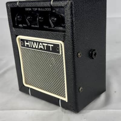 Hiwatt Desktop Bulldog Portable Battery Operated Amplifier *Rare* - Black image 3