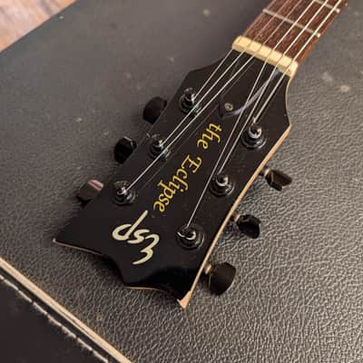 ESP The Eclipse Electric Guitar Japan Vintage Late 80s Early 90s Trans Emerald Green W/OHSC image 11