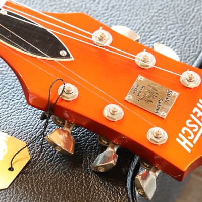 MINTY! Gretsch Brian Setzer Hot Rod Hollowbody G6120SHTV TV Jones Tangerine + OHSC image 11