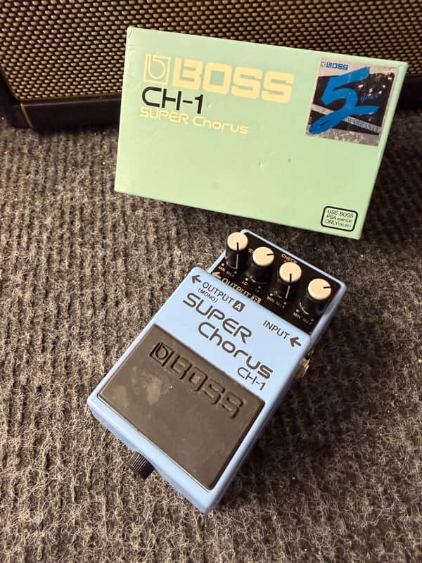 Boss CH-1 Super Chorus (Dark Gray Label) 2001 - Present - Blue image 1