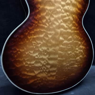 2003 Victor Baker Model 17 7-string electric archtop guitar w/OHSC image 11