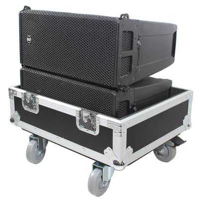 Prox ATA Road Case w/ Wheels fits 2 Line Array Dual RCF HDL6-A Speakers image 5