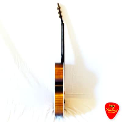 1960s Kay K1160 Parlor Guitar Tobacco Sunburst Musical Note Acoustic – “Danny” image 10