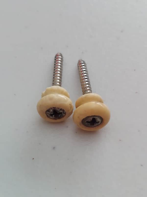 1950-60's Gibson Strap Buttons with Screws (M-133) image 1