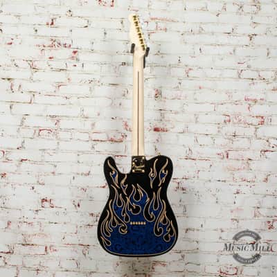 Fender James Burton Telecaster, Maple Fingerboard, Blue Paisley Flames image 8