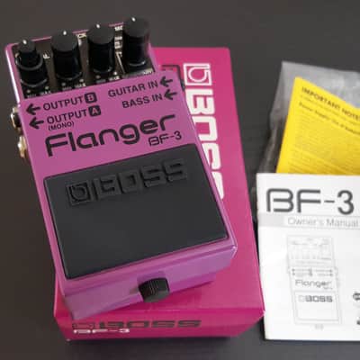 Boss BF-3 Flanger (Dark Gray Label) 2002 - Present - Purple