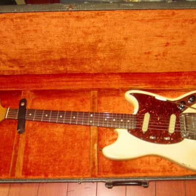 1968 Fender Mustang White w/ Original Hardshell Case Bild 12