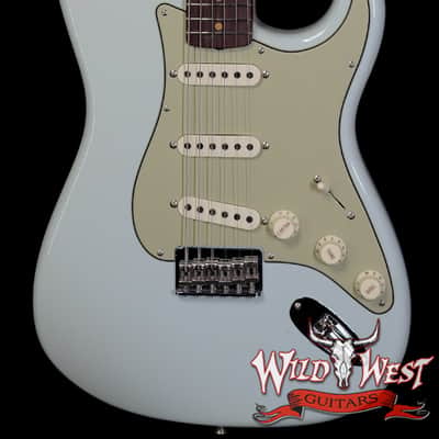Fender Custom Shop Vintage Custom '59 1959 Hardtail Stratocaster Time Capsule Package Faded Aged Sonic Blue 7.35 LBS image 1