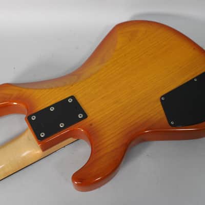 1995 G&L L-5500 Transparent Amber 5-String Active Bass w/HSC image 12