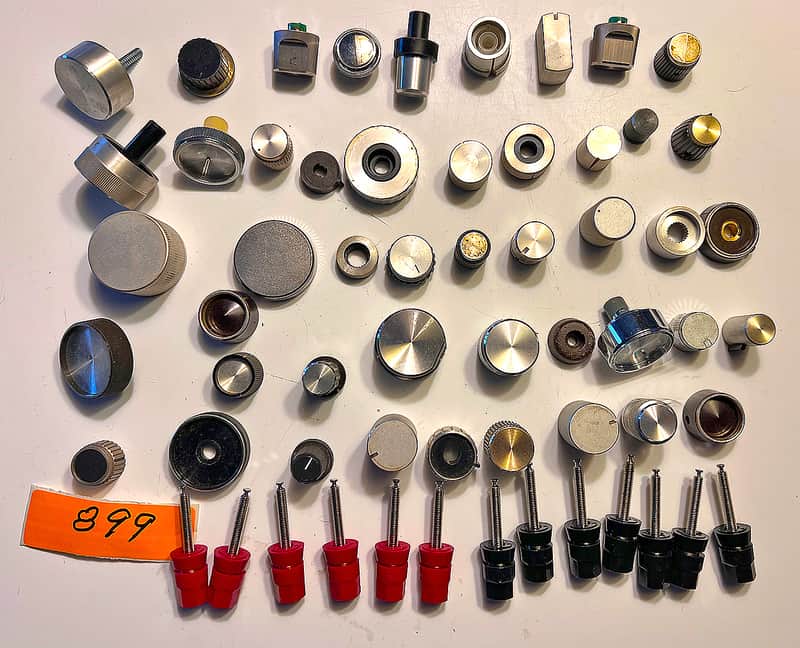 Vintage Receiver Knobs Sansui Pioneer Stereo image 1