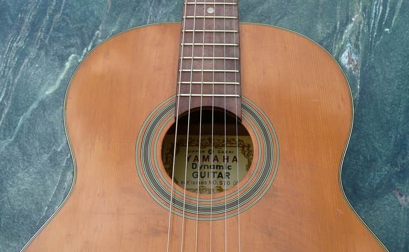 Yamaha Dynamic Guitar No.S70 1966 Natural | Reverb