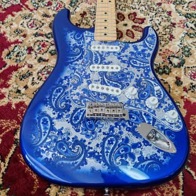 2025 Fender Japan Limited Edition Indigo Paisley Stratocaster, Fender Flagship Tokyo Store Exclusive Color, MIJ JD25 image 11