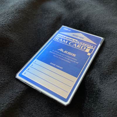 NOS! Alesis QuadraSynth 256KB SRAM PCMCIA Memory Card QS QSR S4 DM Pro QuadraCard QCard RAM image 5