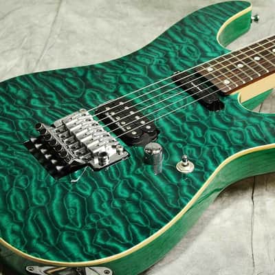 Schecter PA-ZK-1 Shinichi Kobayashi Signature Black Turquoise | Reverb