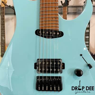 Balaguer Select Series Diablo Retro 27 HT Electric Guitar w/ Bag-Gloss Solid Cerulean Blue image 6
