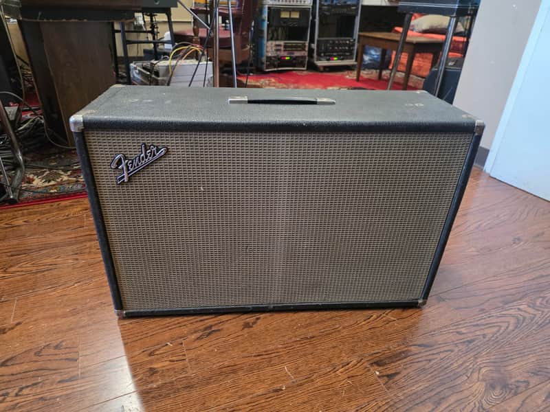 Fender Bassman Bandmaster 2x12 Speaker Cabinet Carvin He 12 Speakers 1960s image 1