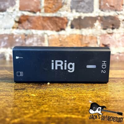 IK Multimedia iRig HD-2 Guitar Interface w/ Chord *USED* (2020s - Black) image 2